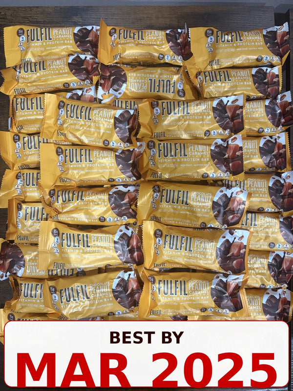 FULFIL Chocolate Peanut Caramel Vitamin & Protein Bars — Loose, You Pick the Pack