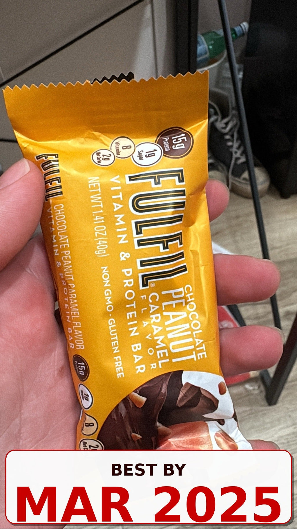 FULFIL bar single — best by March 2025